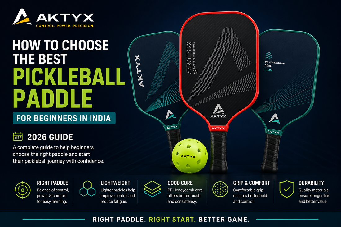 How to Choose the Best Pickleball Paddle for Beginners in India (2026 Guide)
